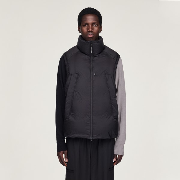 Czerń Bezrękawnik Y-3 Puffer