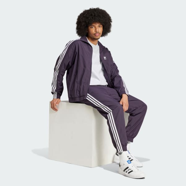 Purple Adicolor Woven Firebird Track Top