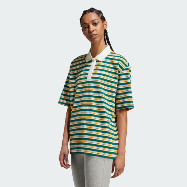 Multicolor Playera Polo '80s Rayas Extragrande