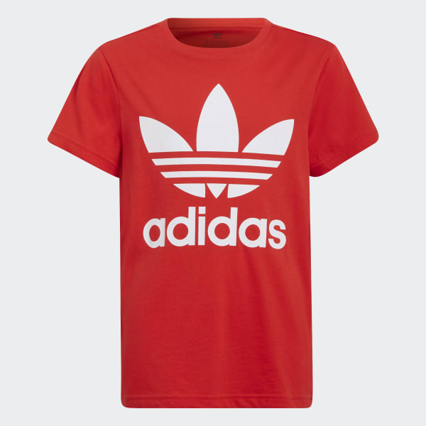 Caprichoso recuperar Tranvía Camiseta Trefoil - Rojo adidas | adidas España