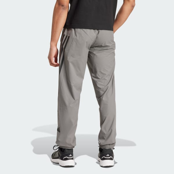 Grau Future Icons 3-Streifen Woven Hose