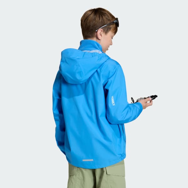 Bleu Veste de pluie Terrex Kids Multi 2 couches CLIMAPROOF