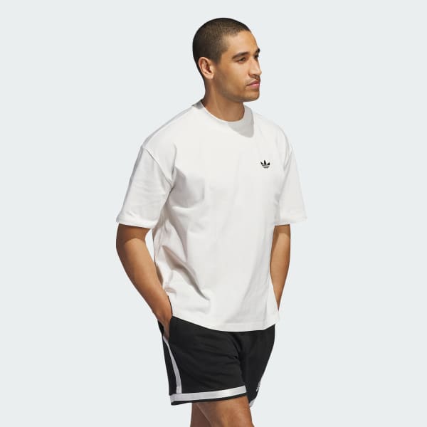 Blanco Polo Estampado (Unisex)