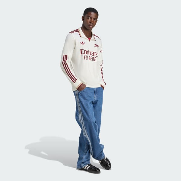 Blanc Maillot manches longues Third Arsenal 25/26