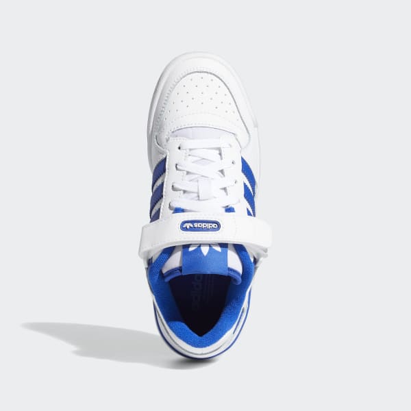 (WMNS) Adidas Originals Forum Low Sneakers White/Blue GY7985 US 10