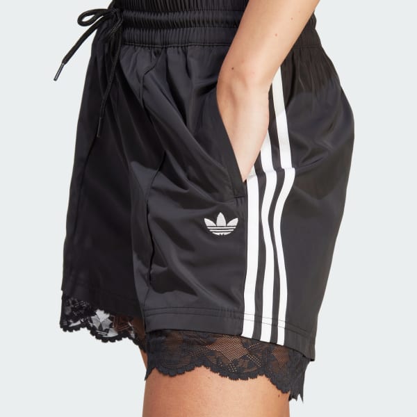 Lace Trim 3-Stripes Shorts curated on LTK