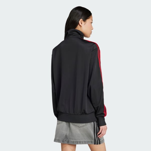 adidas Adicolor Classic Firebird Loose Track Top - Black