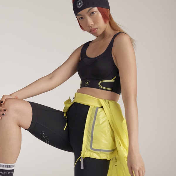 Μαύρο adidas by Stella McCartney TruePace High Support Sports Bra
