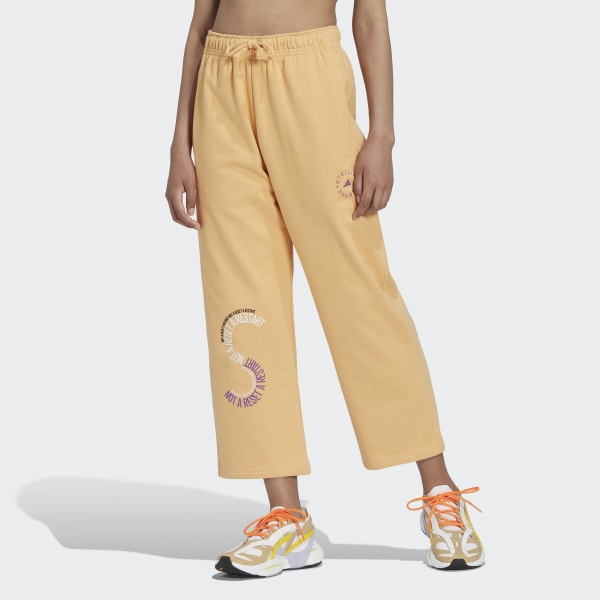 Pantalón adidas Stella McCartney Cropped - Amarillo adidas | adidas