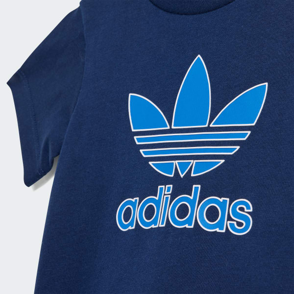 Azul Camiseta Trefoil Infantil