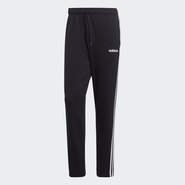 adidas Men's Essentials 3-Stripes Joggers in Black and White | adidas UK