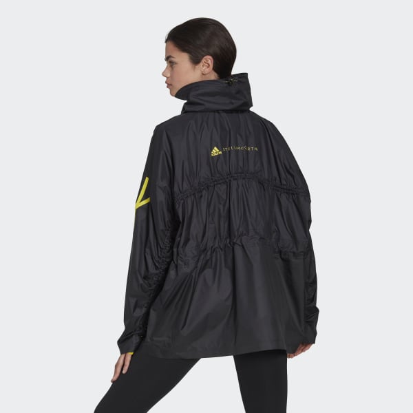 Μαύρο adidas by Stella McCartney Half-Zip Mid-Length Jacket JLV89