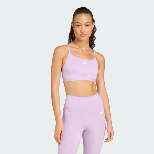 Violeta Sujetador Aeroreact Training 3 bandas
