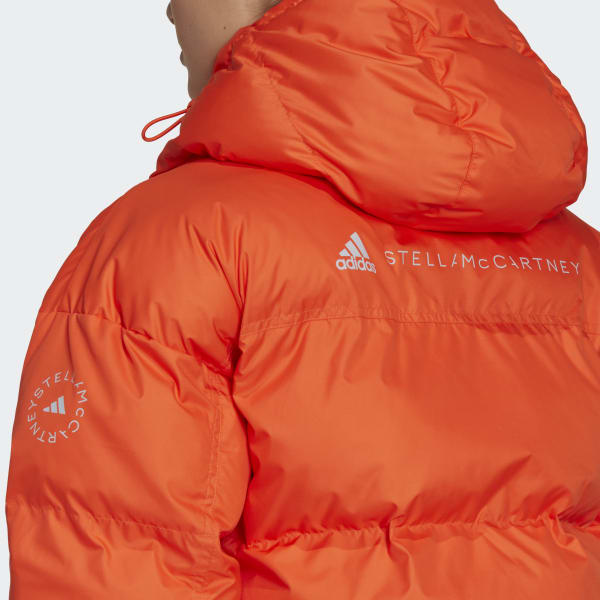 Orange adidas by Stella McCartney Mid-Length Padded Winter Jacket UG014