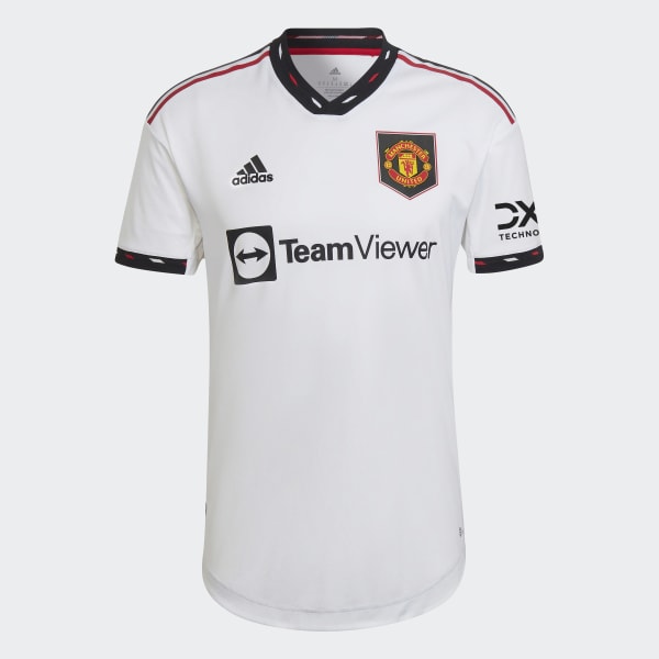 Bianco Maglia Away Authentic 22/23 Manchester United FC KMM04