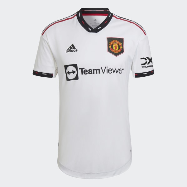 Bialy Manchester United 22/23 Away Authentic Jersey KMM04