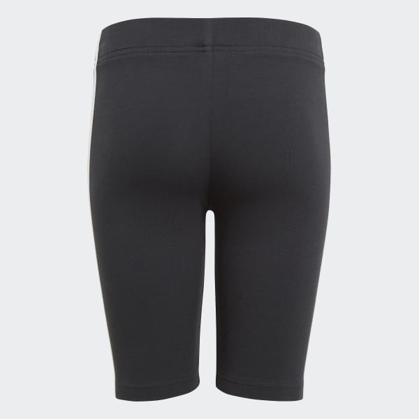 Sort Essentials 3-Stripes korte tights