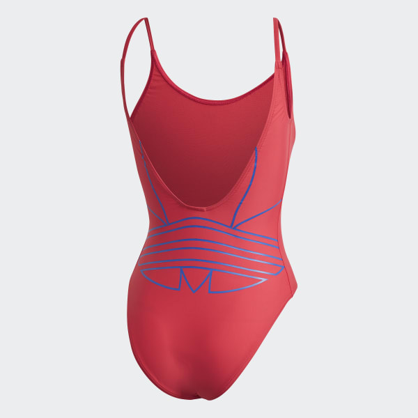 adidas large logo swimsuit