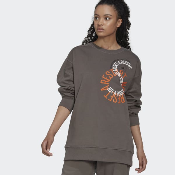 Black adidas by Stella McCartney Sportswear Sweatshirt (Gender Neutral)
