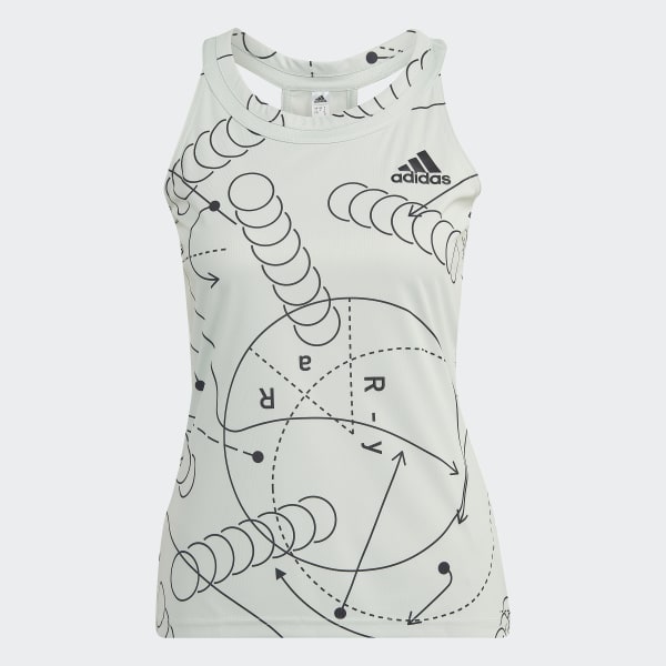 Groen Club Tennis Graphic Tanktop CD777