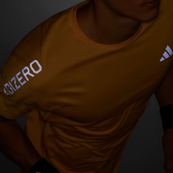 Yellow Adizero Running Tee