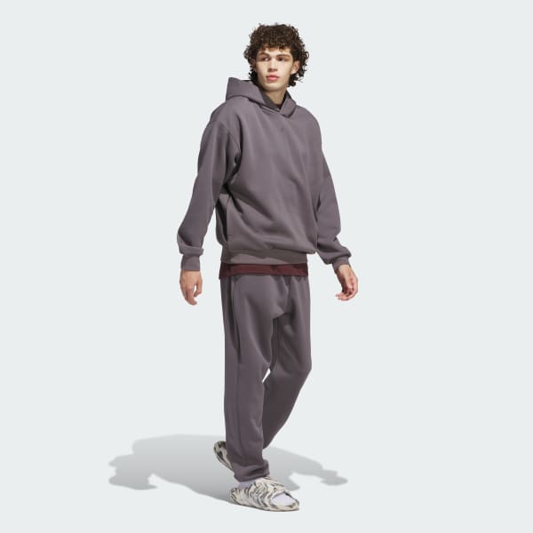 Grey adidas Basketball Fleece Joggers (Gender Neutral)