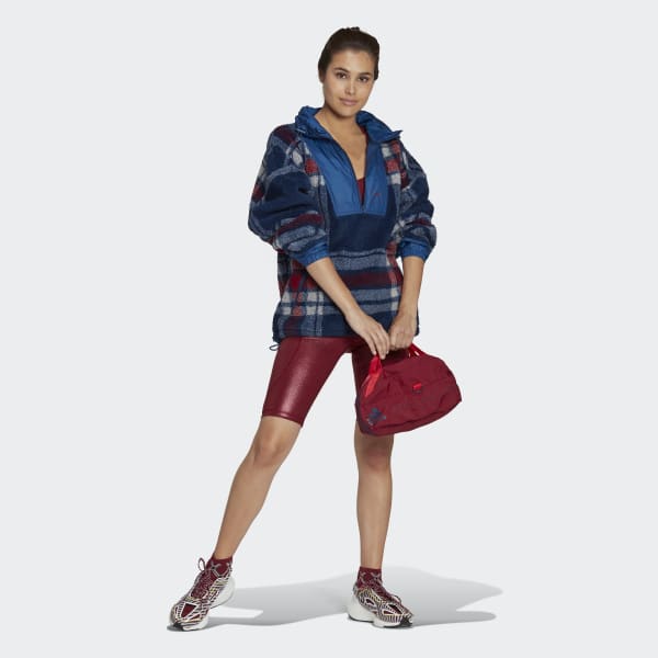 Weinrot adidas by Stella McCartney Shiny Cycling kurze Tight JKL99