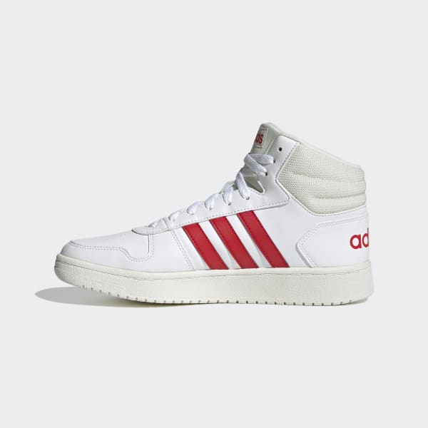 adidas Hoops 2.0 Mid Shoes - White | men basketball | adidas US