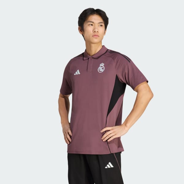 Purple Real Madrid Tiro 25 Competition Polo Shirt