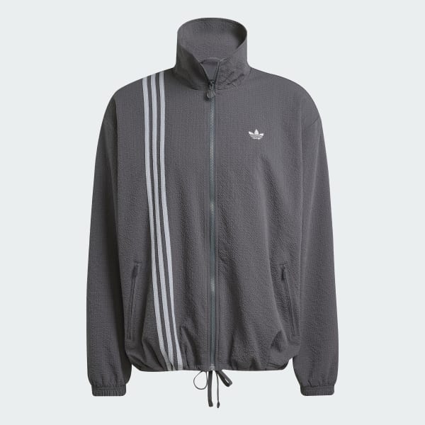Xam Áo Track Top Vải Sọc Nhăn Fashion Firebird