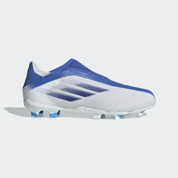 Blanco Zapatos de Fútbol X Speedflow.3 Sin Cordones Terreno Firme LSC26