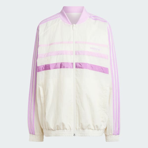 Blanco Chamarra Deportiva '80s