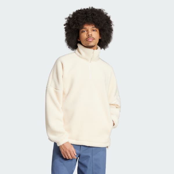 Polar fleece zip up best sale