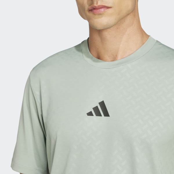 adidas Power 3-Stripes Tee - Green | adidas Türkiye