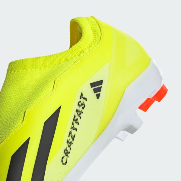 Chaussure sans lacets X Crazyfast League Terrain souple Jaune adidas adidas France