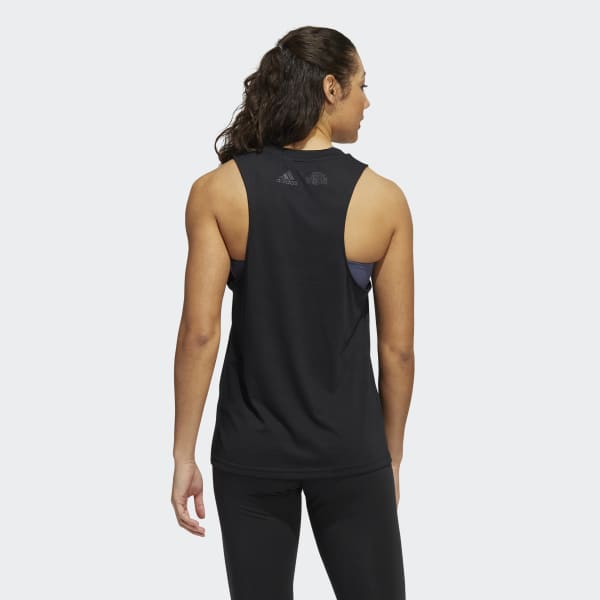 Negro Musculosa Pantera Negra Estampado