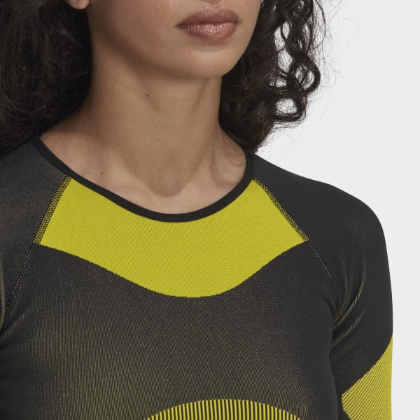 Svart adidas by Stella McCartney TrueStrength Yoga Crop Top C8658