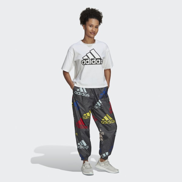 Siva Tepláky Essentials Multi-Colored Logo Loose Fit Woven