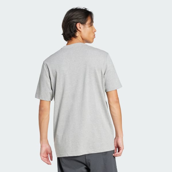 Grey Adicolor Outline Trefoil Tee