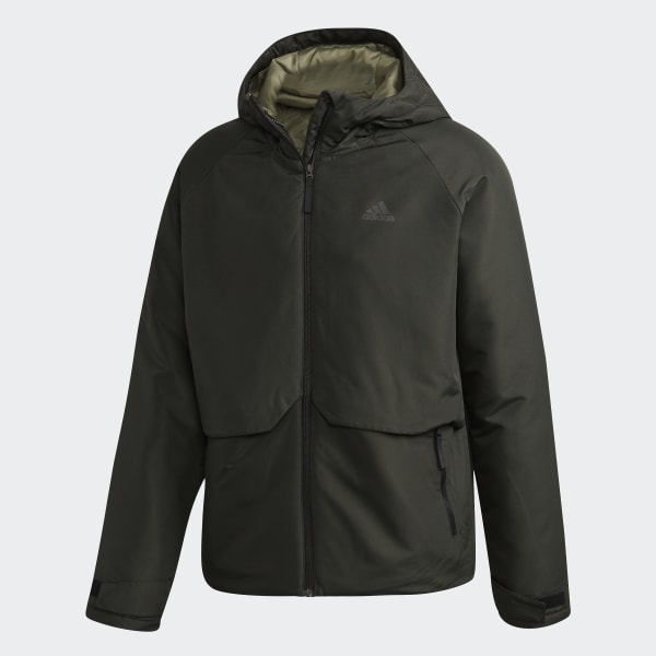 adidas Insulated Hooded Winterjacke Grün | adidas Deutschland adidas Insulated Hooded Winterjacke Grün | adidas Deutschland