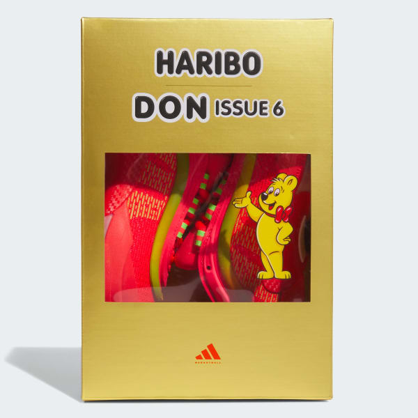 adidas D.O.N. Issue #6 Haribo Kids Basketball Sneakers - Red