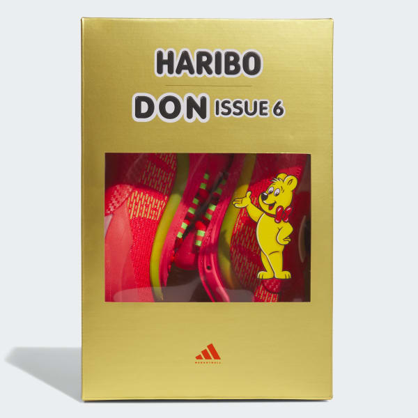 adidas D.O.N. Issue 6「Haribo Red」US10 adidas D.O.N. Issue #6 Haribo Kids Basketball Sneakers - Red