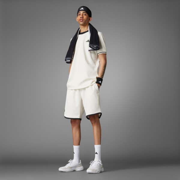 White adidas Heritage Tennis Tee