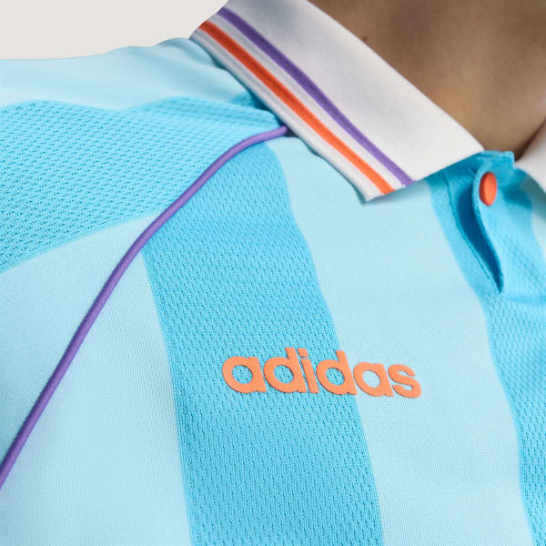 Blue Jacquard Stripe Jersey