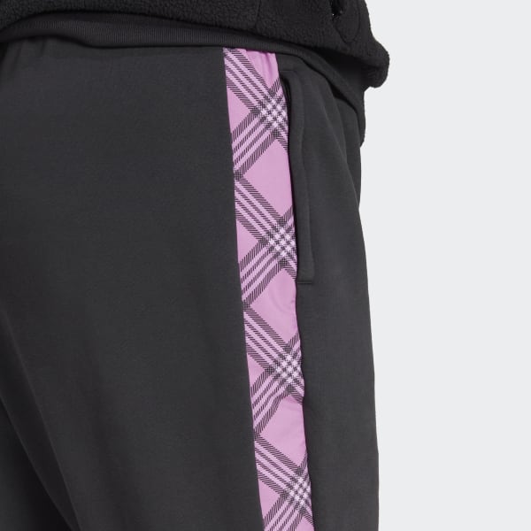 Czerń Tiro Winterized Tracksuit Bottoms (Plus Size) U9951