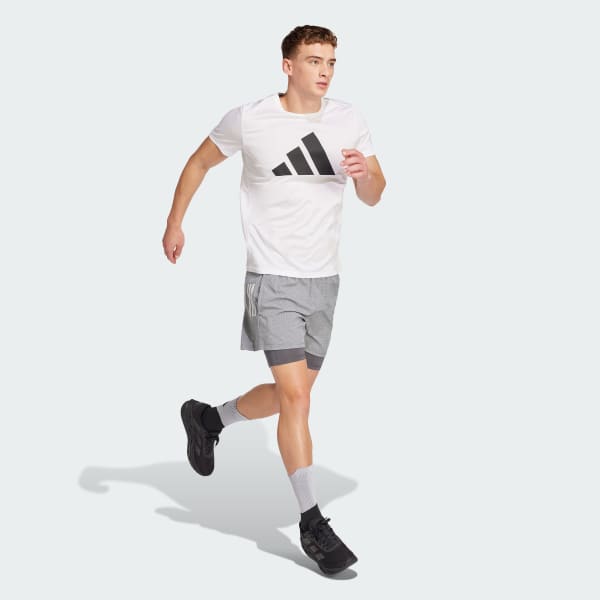 Γκρι Own the Run CLIMACOOL 2-in-1 5-Pocket Shorts