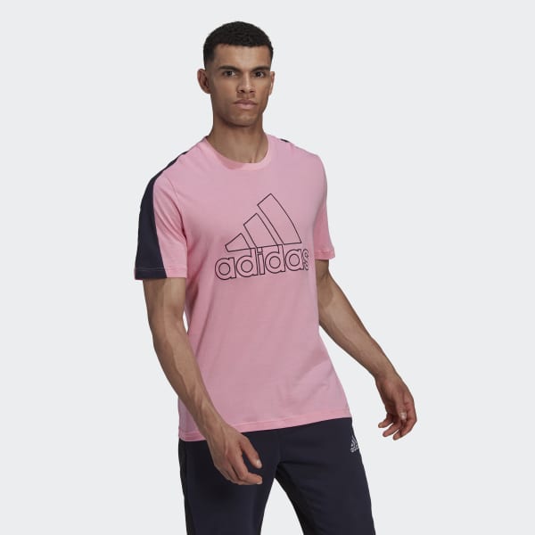 Pink Future Icons Embroidered Badge of Sport Tee