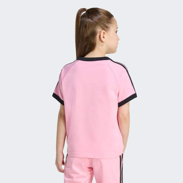 Rosa Camiseta Três Listras