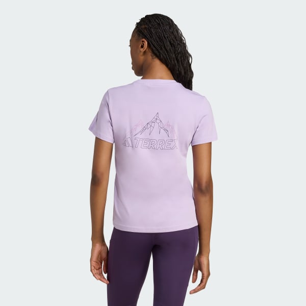 Violeta Camiseta Terrex Graphic