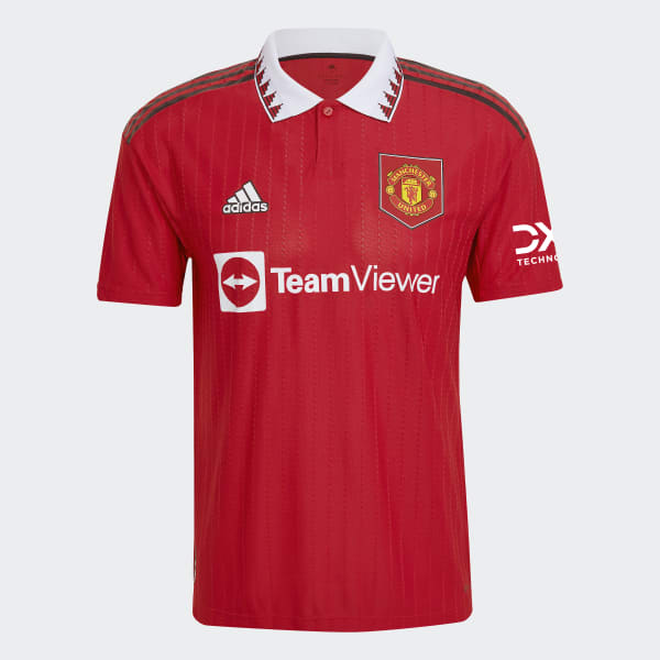 Red Manchester United 22/23 Home Authentic Jersey KMM04